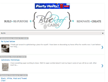 Tablet Screenshot of blueroofcabin.com